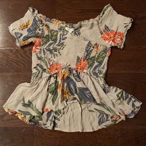 Off the shoulder women’s top